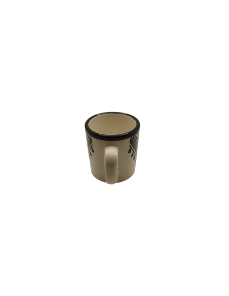 Keramikbecher – Kufiya-Muster (S)
