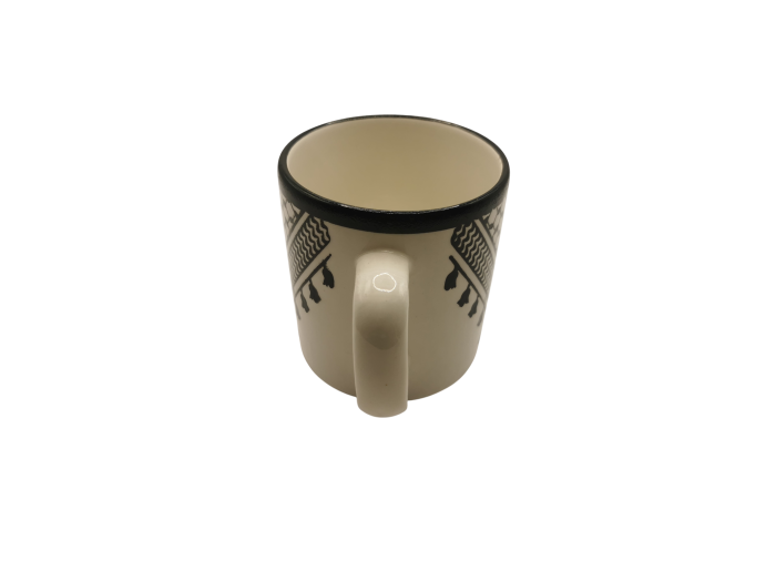 Mug en céramique – Motif keffieh (M)