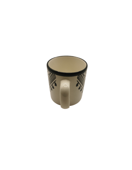 Keramikbecher – Kufiya-Muster (M)