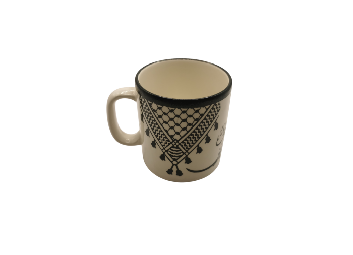 Mug en céramique – Motif keffieh (M)