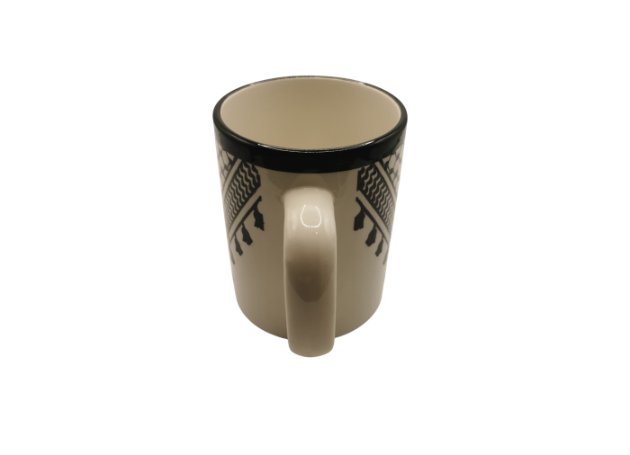 Ceramic Mug – Keffiyeh Patern (L)