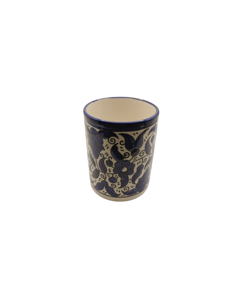 Mug en céramique – Motif traditionnel bleu (L)