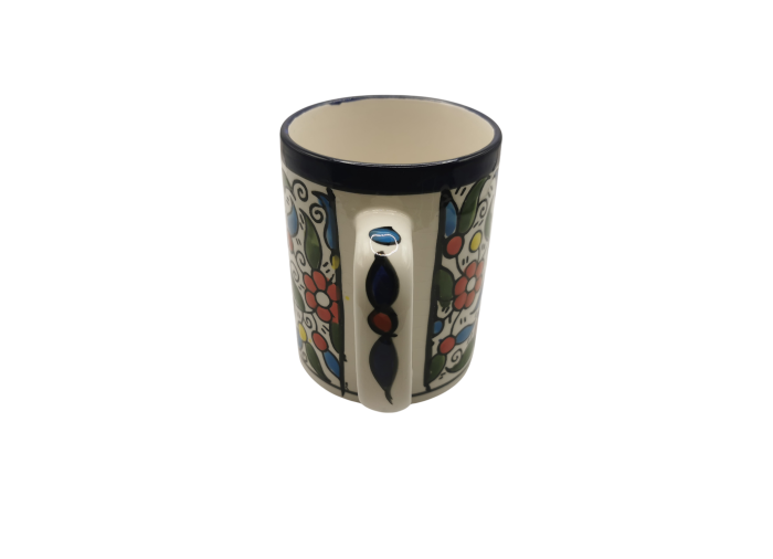 Ceramic Mug – Traditional Multicolor Pattern (L)