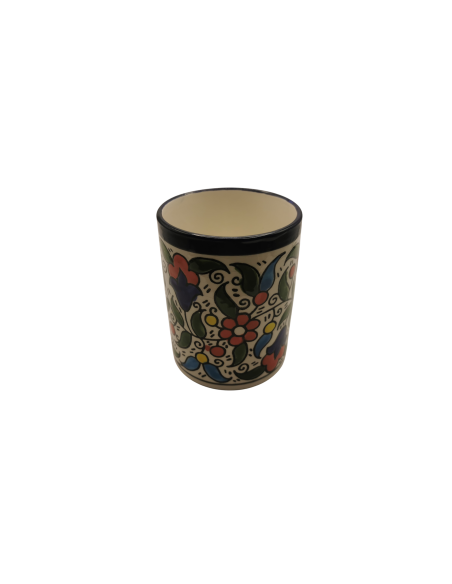 Mug en céramique – Motif traditionnel multicolore