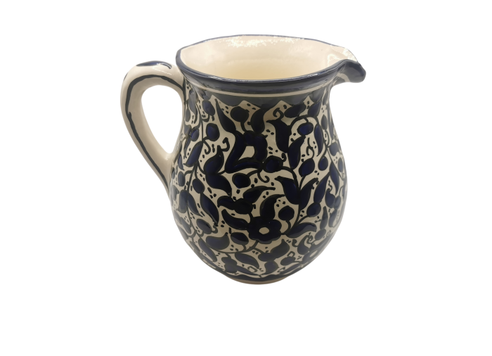 Ceramic Pitcher – Blue Traditional Pattern