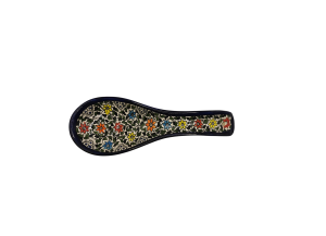 Cuillère en céramique – Motif traditionnel multicolore... 2