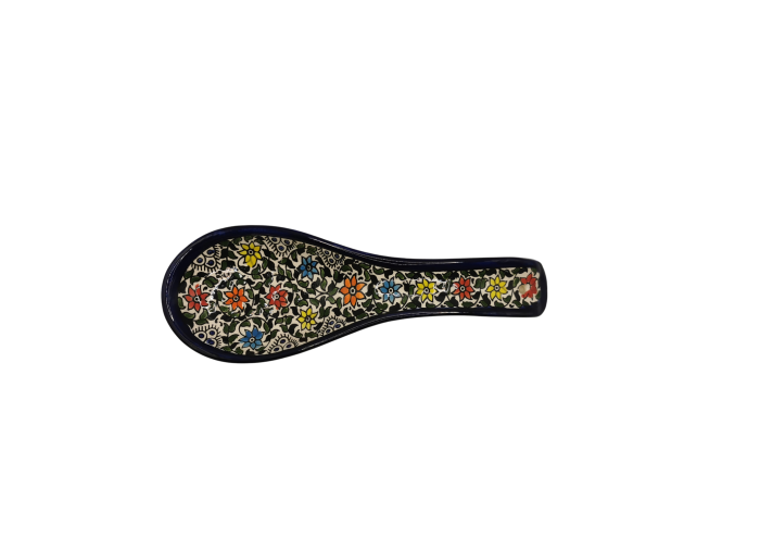 Ceramic Spoon – Multicolor Traditional Pattern...