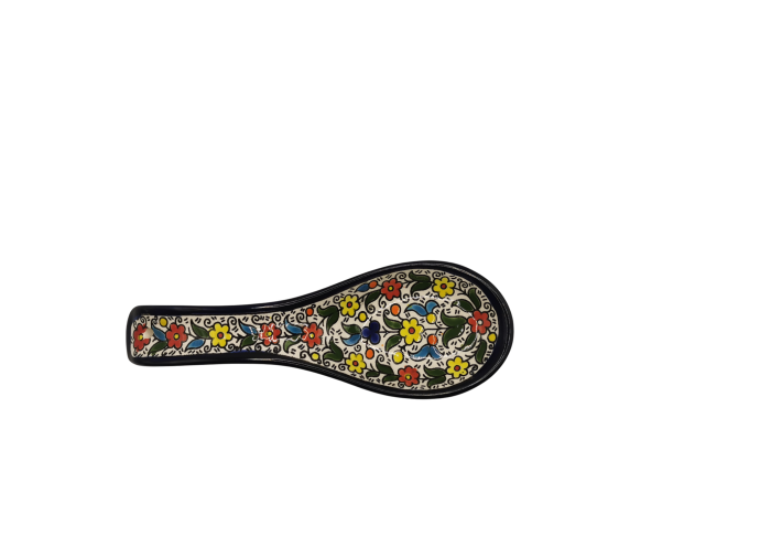 Ceramic Spoon – Multicolor Traditional Pattern...