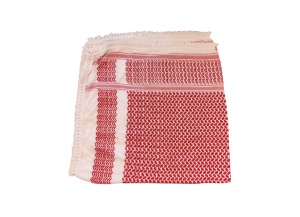 Palästinensischer Keffieh, Shemagh, Rot / weiss, 102 x... 2