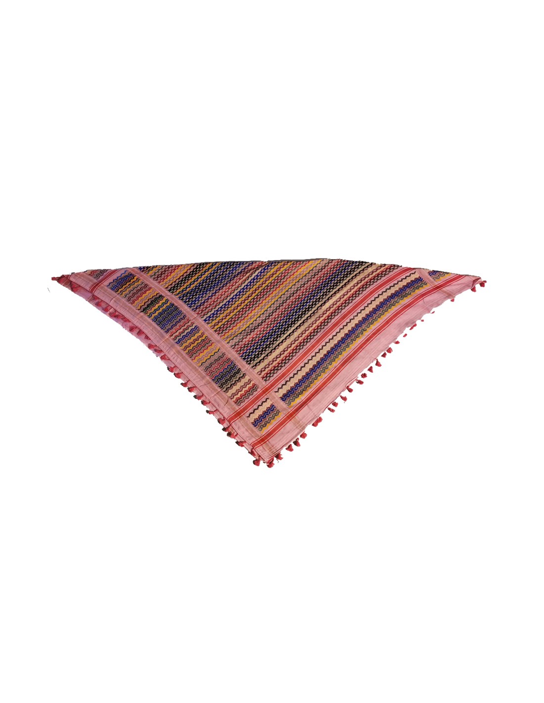 Écharpe Palestinienne Shemagh 137x137cm - Polyester Respirant - Unisexe Style Désert - Protection Soleil/Poussière