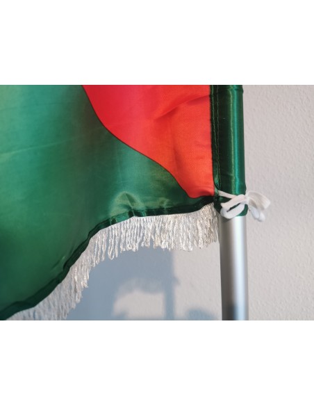 علم فلسطين مع اطار أبيض مقاس 120 × 90 سم