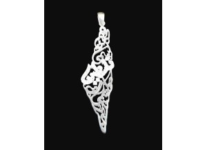 Palästina-Karte mit palästinensischer arabischer...