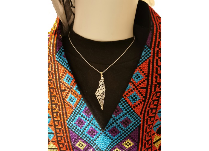 Palästina-Karte mit palästinensischer...