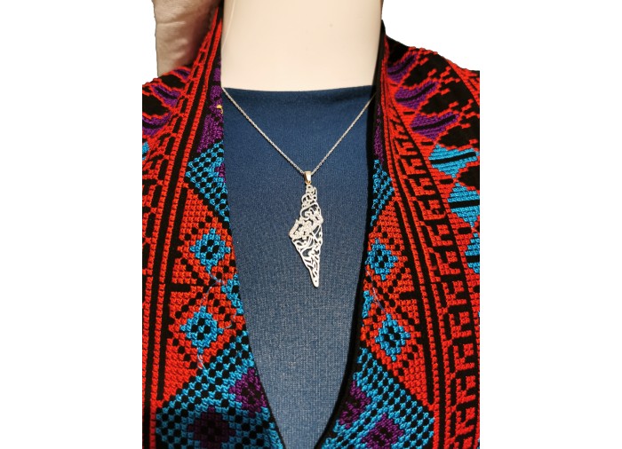 Palästina-Karte mit palästinensischer...