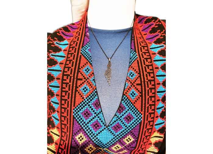 Stainless Steel Necklace with Arabic...