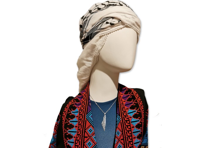 Stainless Steel Necklace with Arabic...