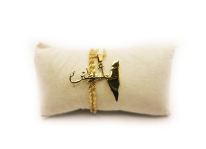 قلادة من الفولاذ المقاوم للصدأ مع نقش وخريطة "فلسطين"... 2