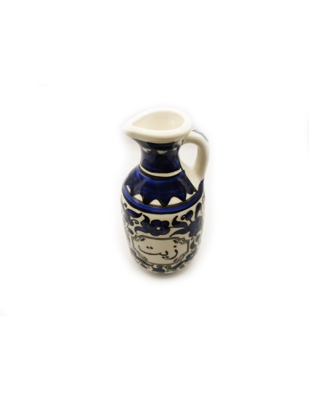 Jug of oil, Blue, Hebron, Made in Palestine