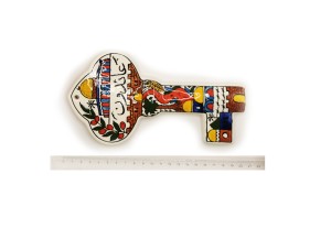 The key of return, with the drawing of Jerusalem, 20 cm 2