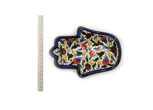 Hand dish 12x18 cm - (colored), Hebron, Made in Palestine 2
