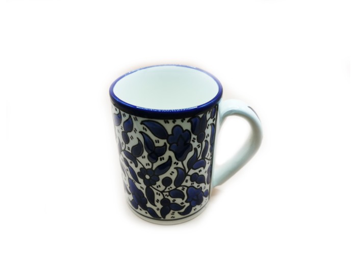 Tasse - grande (bleu), Hebron, Fabriqué en Palestine