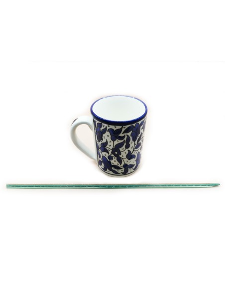 Cup - Large (blue), Hebron, Made in Palestine