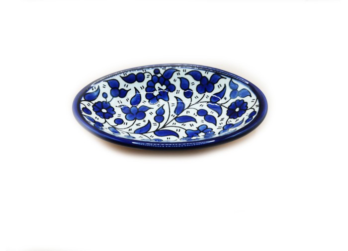 Deep Oval Dish 17 cm - (Blue), Hebron, Made in...