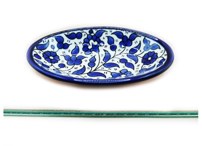 Tiefe ovale Schale 17 cm – (Blau), Hebron,...