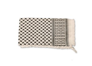 Palästinensischer Keffieh, Shemagh, schwarz/ weiss, 102 x... 2