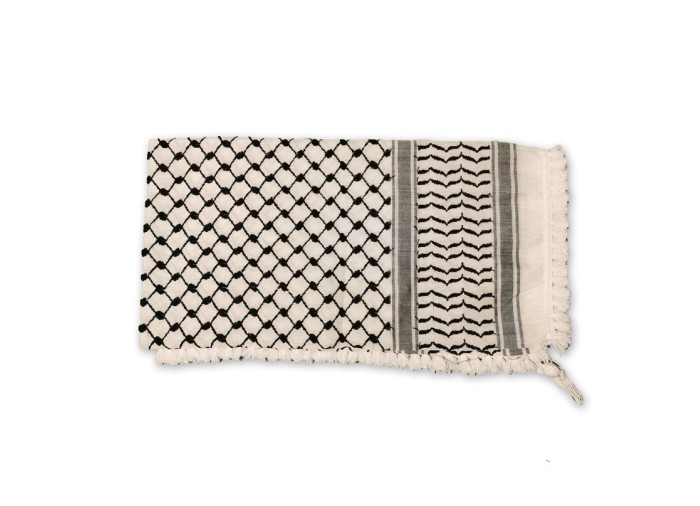 Keffieh Shemagh noir/blanc 127 x 122 cm -...