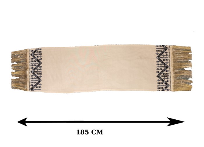 Schal Palästinensische Tatreez Oriental (Handgestickte Stickerei), Modell 16