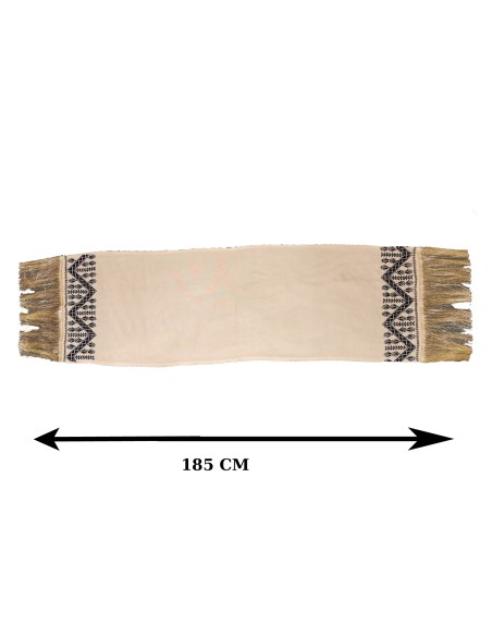 Palestinian - Oriental Tatreez shawl (Hand made embroidery), Model 16