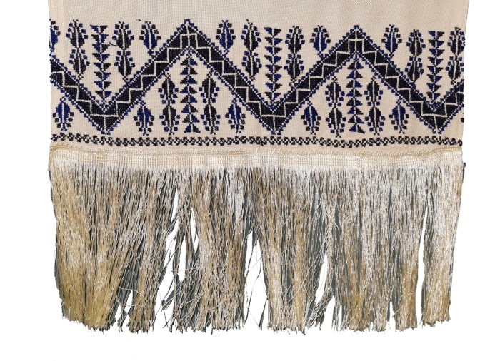 Châle Palestinien Tatreez Oriental (Broderie à...