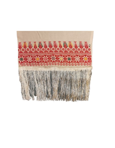 Châle Palestinien Tatreez Oriental (Broderie à la main), Modèle 17