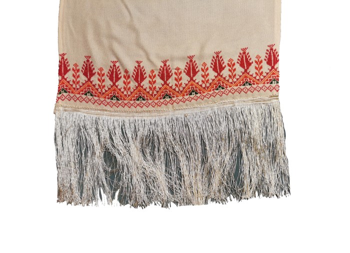 Châle Palestinien Tatreez Oriental (Broderie à...