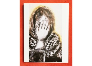 Art authentique de Gaza - une femme se couvrant le visage 2