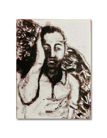 Authentic Art from Gaza - Sleeping Man